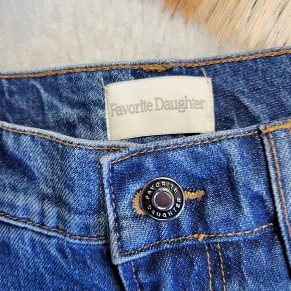 Favorite Daughter The Mischa Wide-Leg Jeans Women's 24 Cambell Blue - Picture 5 of 12